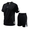 Sports suit men's summer short sleeved