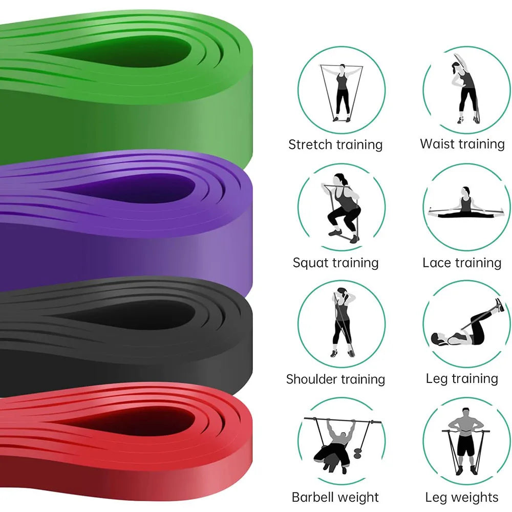 Resistance Band Heavy Duty Latex Sports Elastic Gym