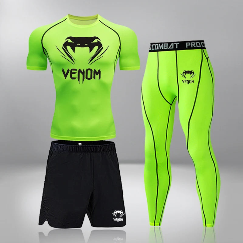 Men's Compression Sportswear Suits Gym