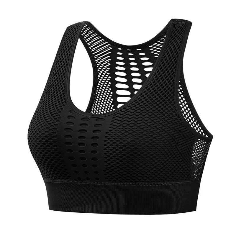 Hot Fitness Women's T-shirts Workout Sports Bra