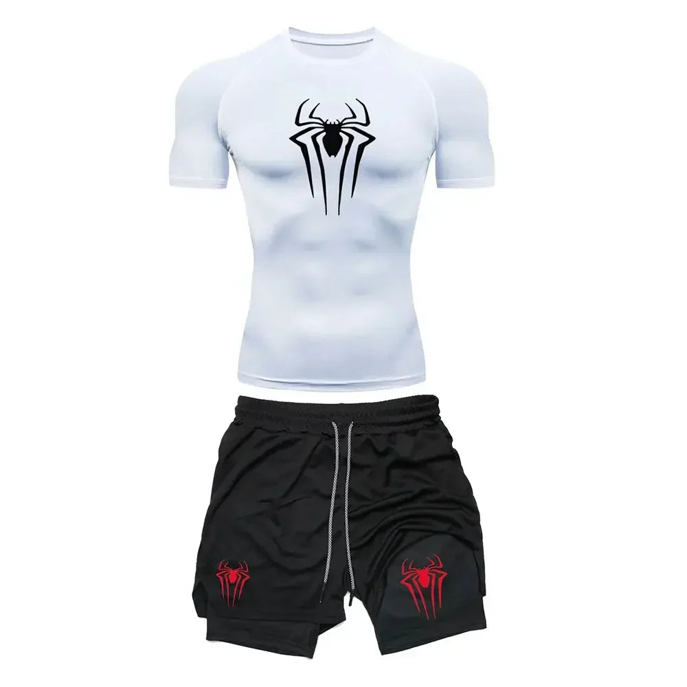 Men's Workout Compression Set Y2K Spider