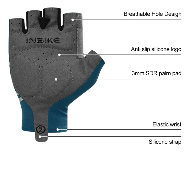 Shockproof GEL Pad Cycling Gloves Half Finger