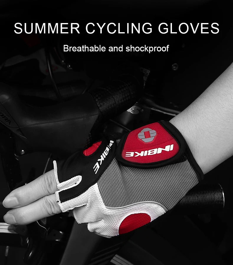 Shockproof GEL Pad Cycling Gloves Half Finger