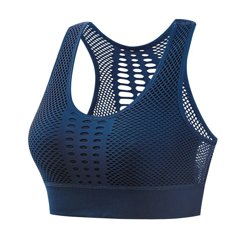 Hot Fitness Women's T-shirts Workout Sports Bra