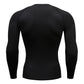 T-shirt Men's Running Long Compression Shirt skull Gym bodybuilding