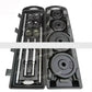 10kg-30kg Gym Home Weightlifting Dumbbells with Box Painted Black Painted Cast Iron Dumbbells Can Be Connected To A Barbell Set.