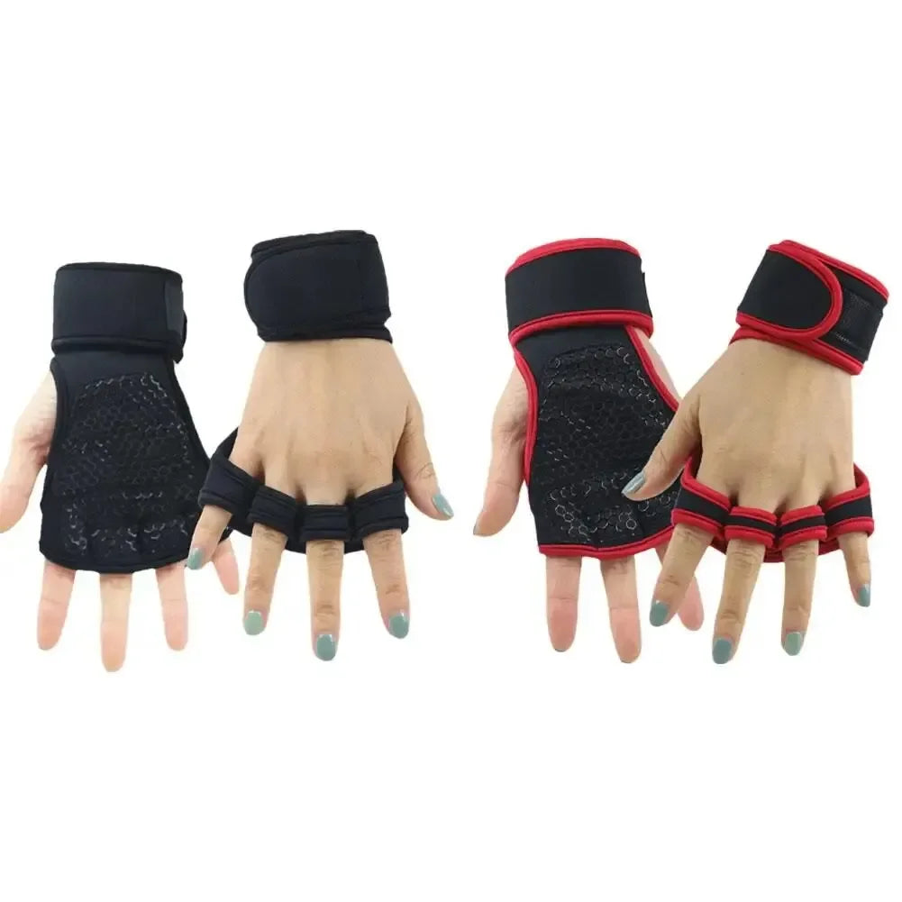 Half Finger Weight Training Gloves for Men Women Fitness Sports