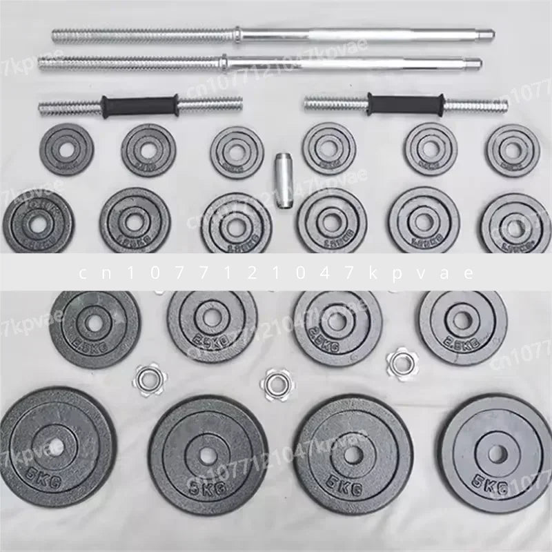 10kg-30kg Gym Home Weightlifting Dumbbells with Box Painted Black Painted Cast Iron Dumbbells Can Be Connected To A Barbell Set.