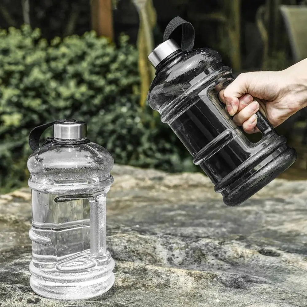 2L PETG Large Capacity Water Bottle Training Sports Workout