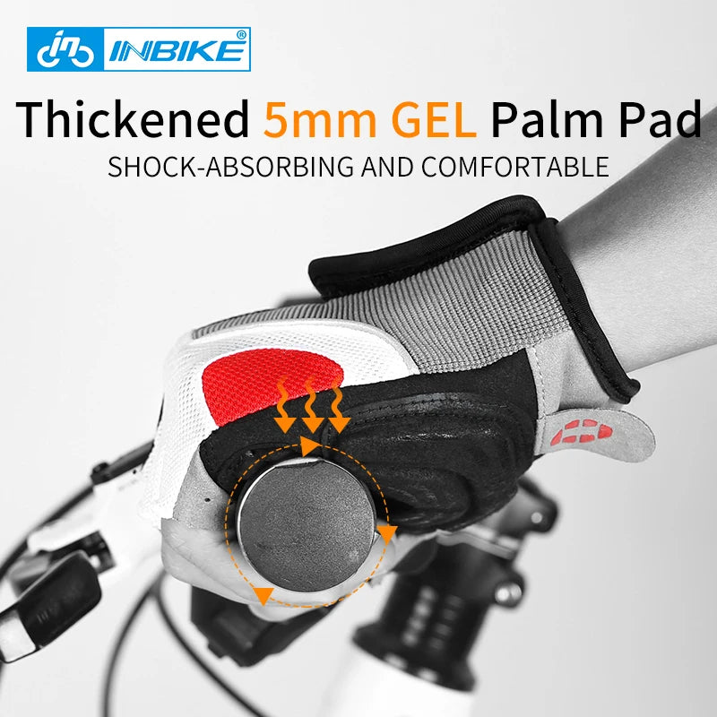 Shockproof GEL Pad Cycling Gloves Half Finger