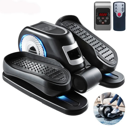 Under Desk Elliptical Machine, Ellipse Leg Exerciser w/Remote Control & 12 Adjustable Speeds