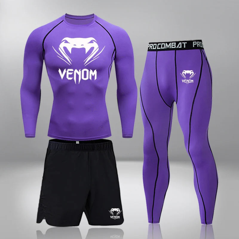 Men's Compression Sportswear Suits Gym