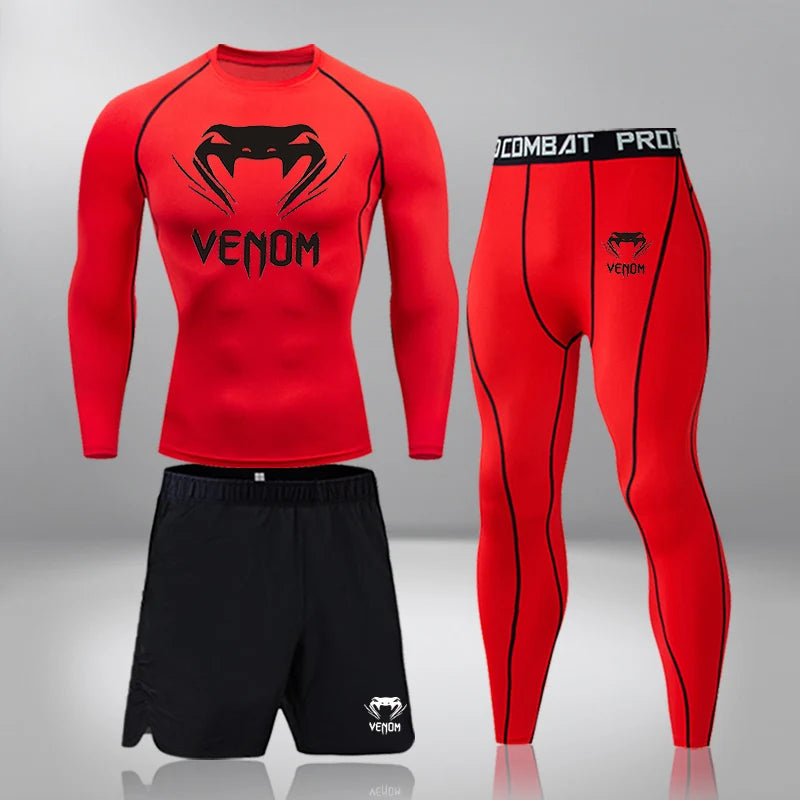 Men's Compression Sportswear Suits Gym