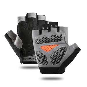 Lightweight anti-slip fitness gloves with breathable design