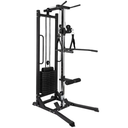 Adjustable Pulley System Single Cable Crossover Machine With Weight Stack