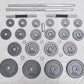 10kg-30kg Gym Home Weightlifting Dumbbells with Box Painted Black Painted Cast Iron Dumbbells