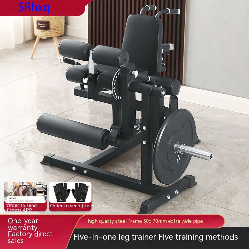 Leg exerciser machine, waist and abdomen flexion and extension muscle recovery strength