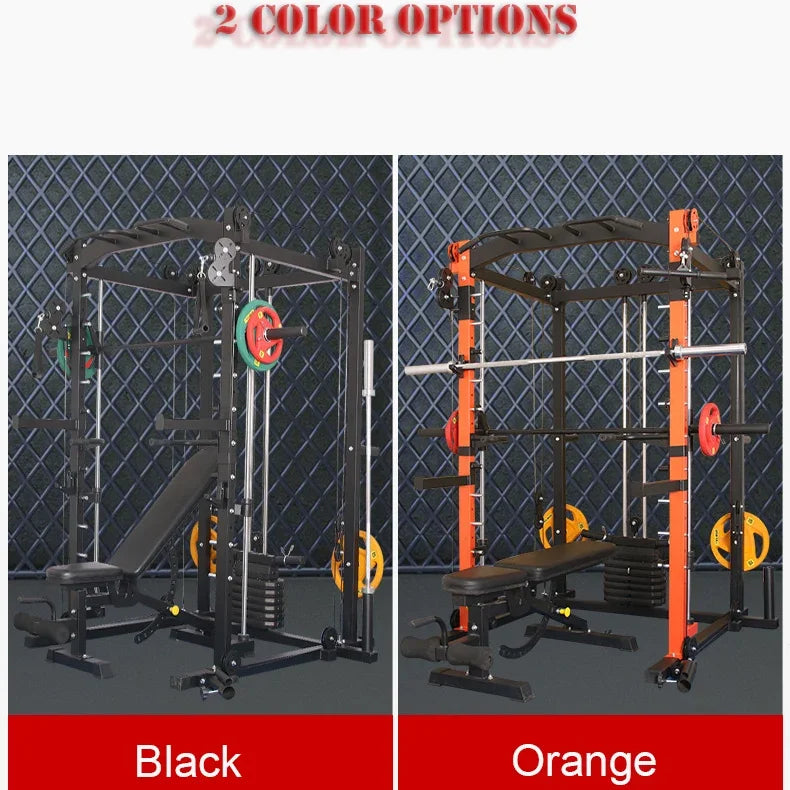 Gym Training Equipment Factory Supply Smith Machine Barbell Stand for Squat Rack Weightlifting Exercise