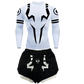 Men's 2-in-1 Compression Shirt & Double-Deck Shorts Set