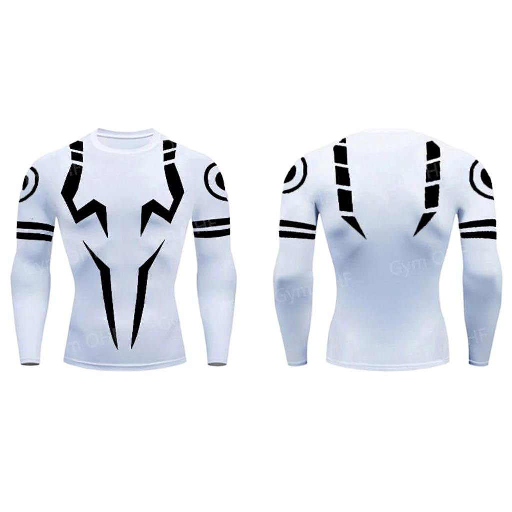 Men's 2-in-1 Compression Shirt & Double-Deck Shorts Set