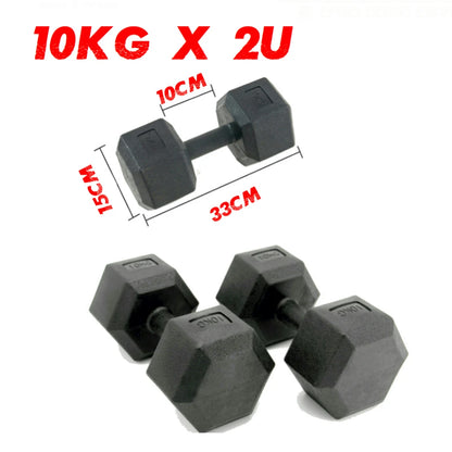 Hex dumbbells 2 pcs, 2KG 5KG 7.5KG 10KG