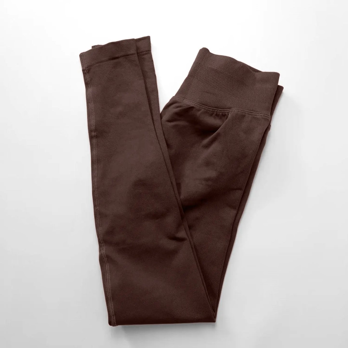 seamless gym leggings with high waist tummy control fit