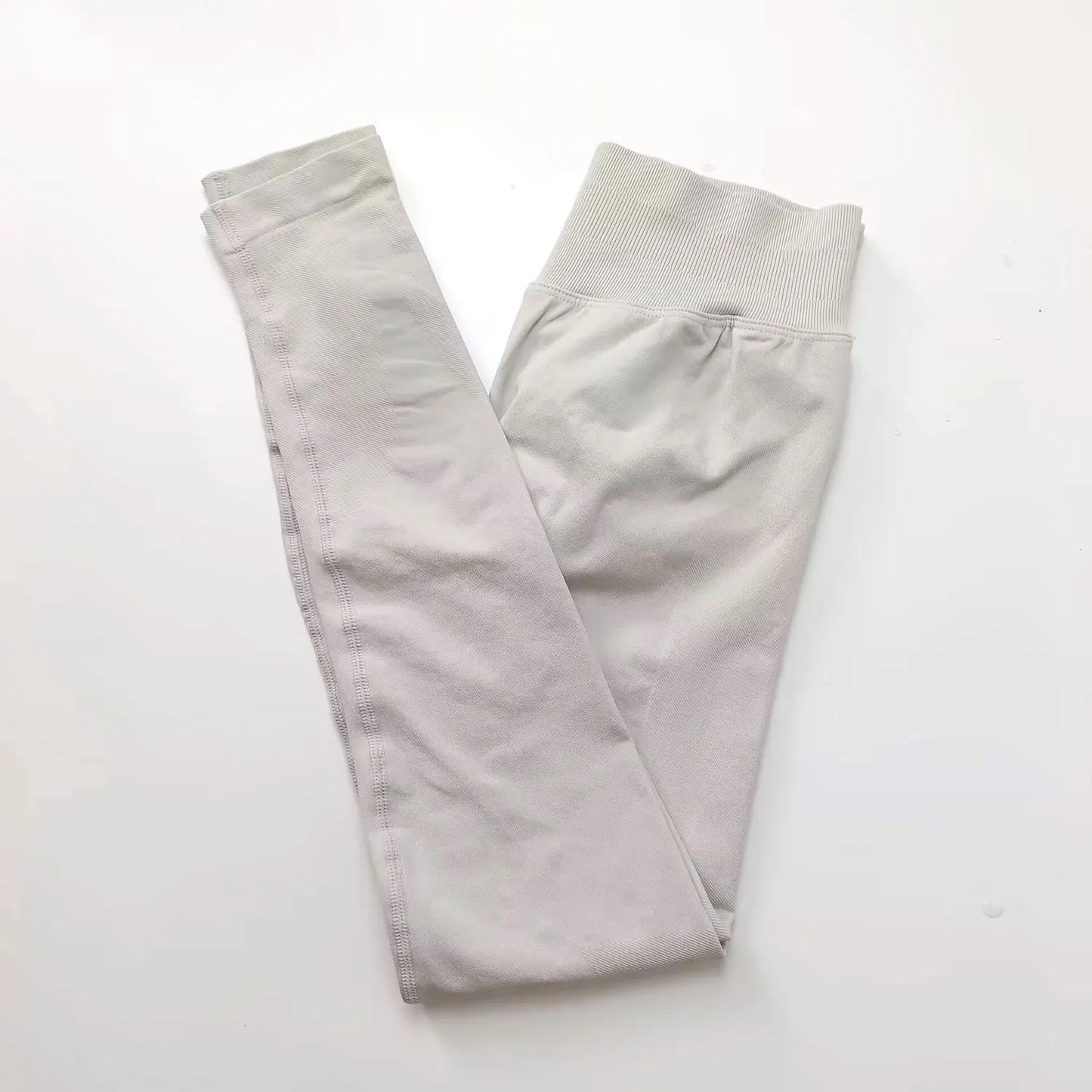 seamless gym leggings with high waist tummy control fit