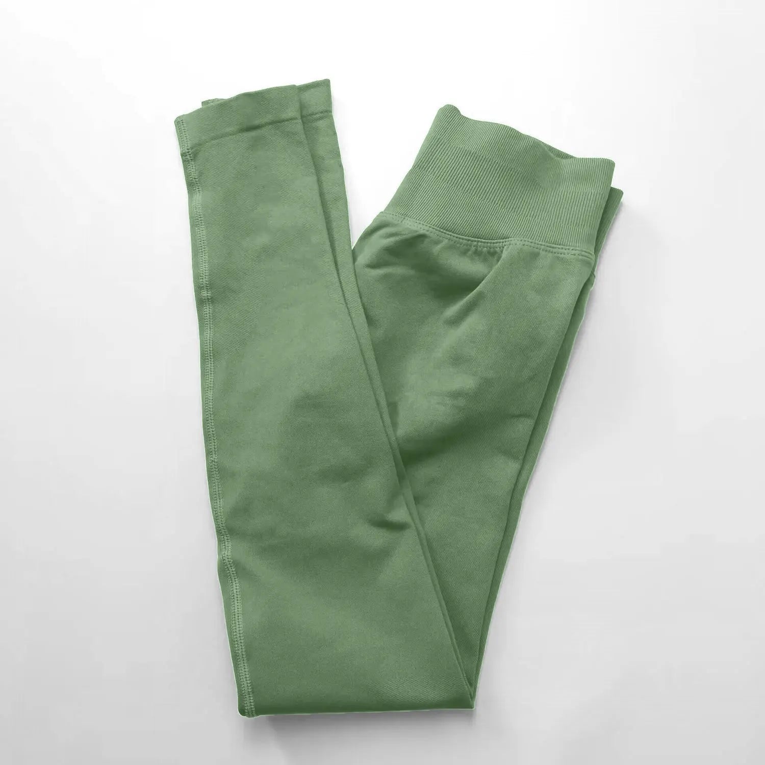 seamless gym leggings with high waist tummy control fit