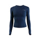 Slim-fit long sleeve yoga shirt