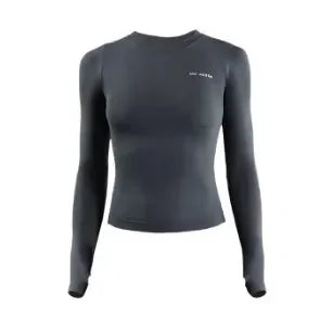 Slim-fit long sleeve yoga shirt