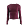 Slim-fit long sleeve yoga shirt