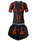Men's 2-in-1 Compression Shirt & Double-Deck Shorts Set