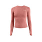 Slim-fit long sleeve yoga shirt