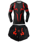 Men's 2-in-1 Compression Shirt & Double-Deck Shorts Set